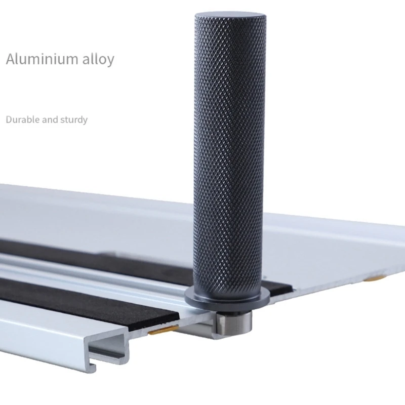 Imagem -03 - Dispositivo de Fixação Deslizante 19 20 mm Buraco para Carpintaria Braçadeiras de Pista Tenon Liga de Alumínio Posição de Acessório de Mesa para Carpintaria