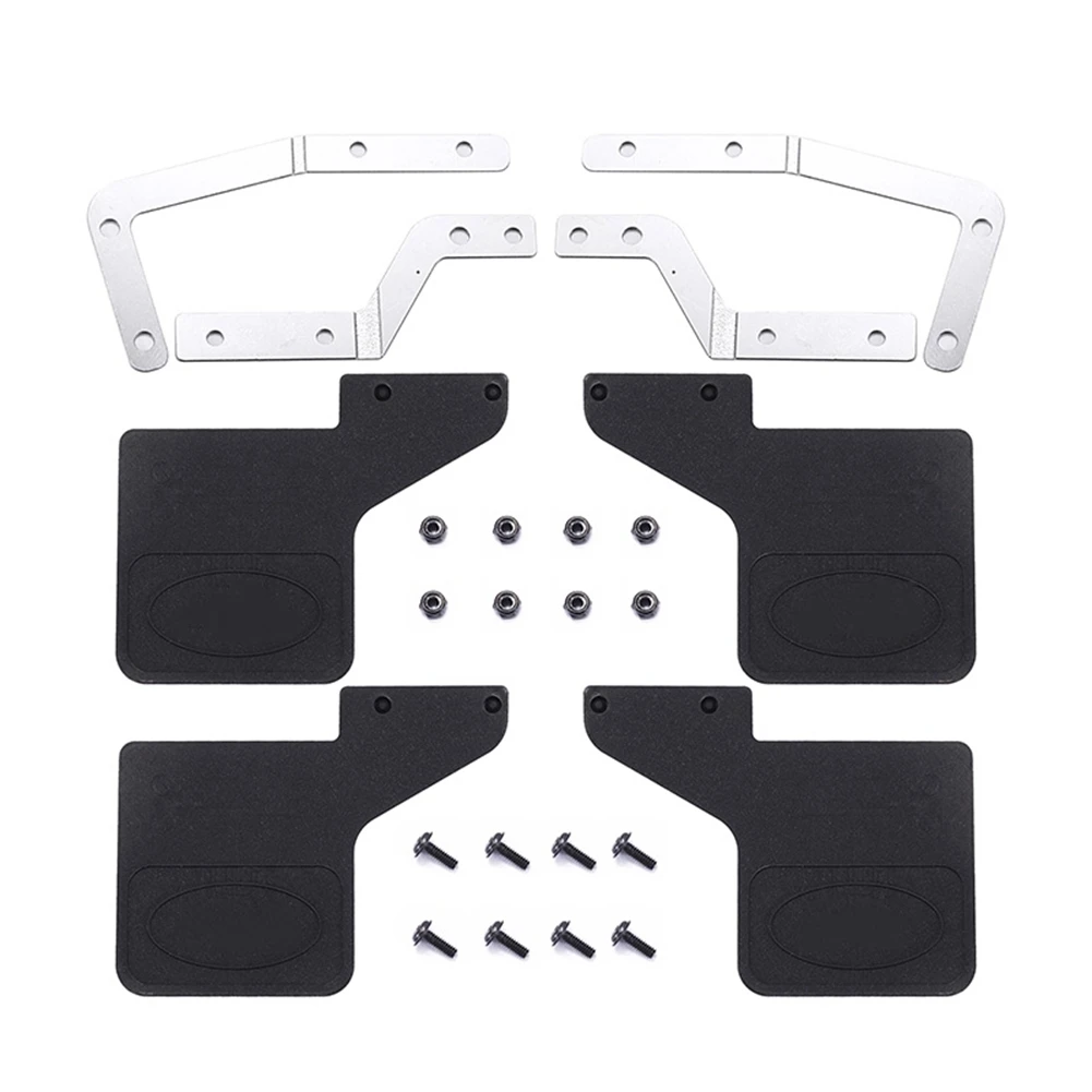 

1/12 Scale Rubber Front & Rear Fenders Mud Flaps for MN D90 D91 MN99S RC Car Upgrades Durable Accessories for Off-Road Vehicles