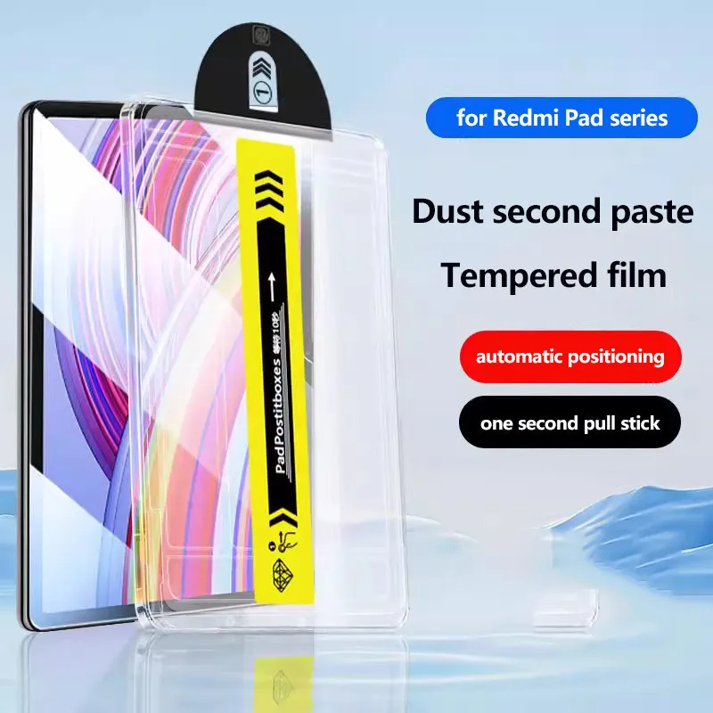 

HD Tempered Glass For Xiaomi Redmi Pad SE 8.7 inch 4G Easy Install Auto-Dust Removal Kit