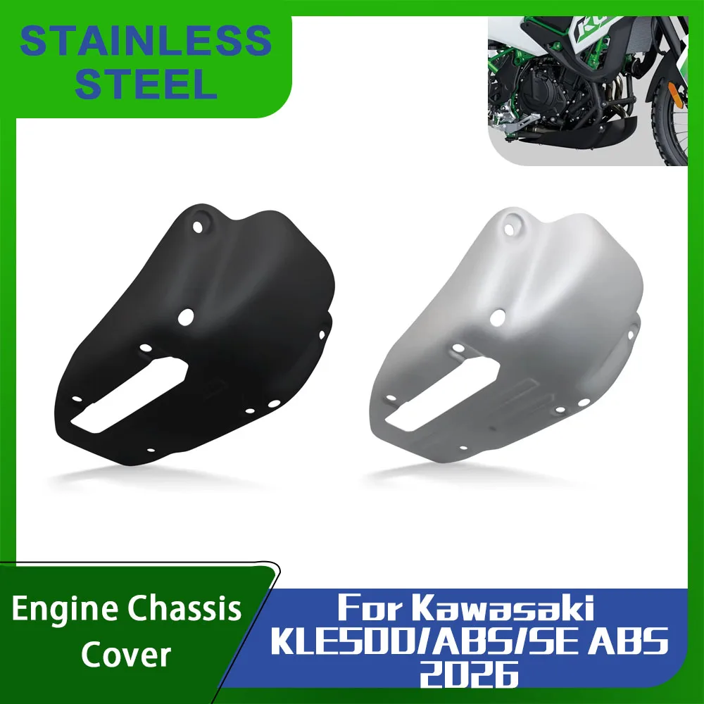 For Kawasaki KLE500/ABS/SE ABS 2026 Motorcycle Belly Pan Lower Engine Chassis Guard Cover Protective Installation Accessories