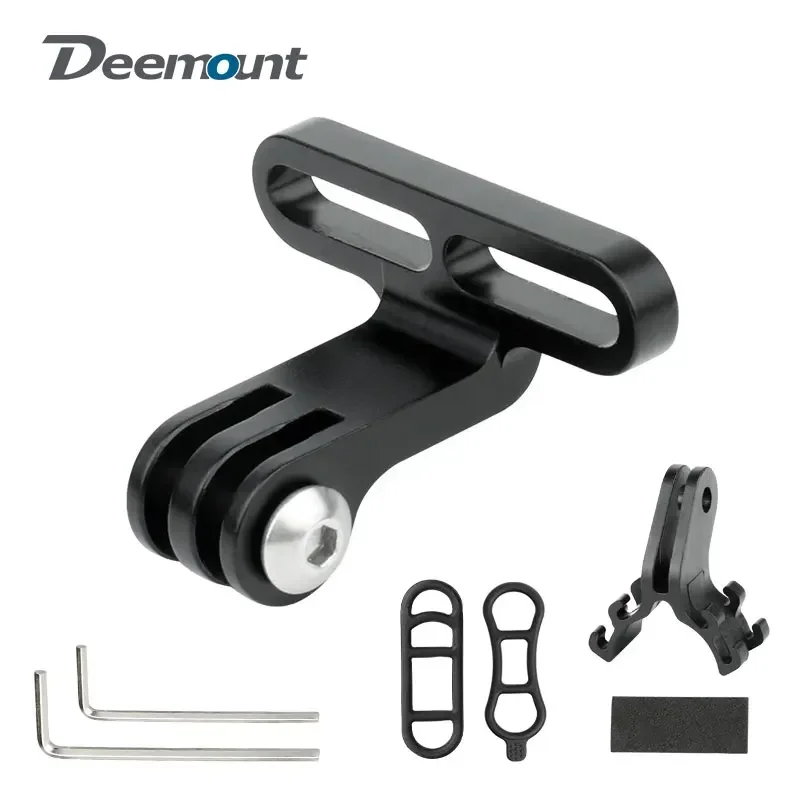 Cycling Headlight Holder Stem Mount Adaptor for Bicycle Front Light Install Camera Stand Bracket Camera Type Connector