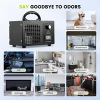 Générateur d'ozone domestique 60 000 mg/h, machine à ozone professionnelle O3 avec minuterie de 120 minutes, élimination des odeurs, désinfection pour voiture, bureau, animaux domestiques 6