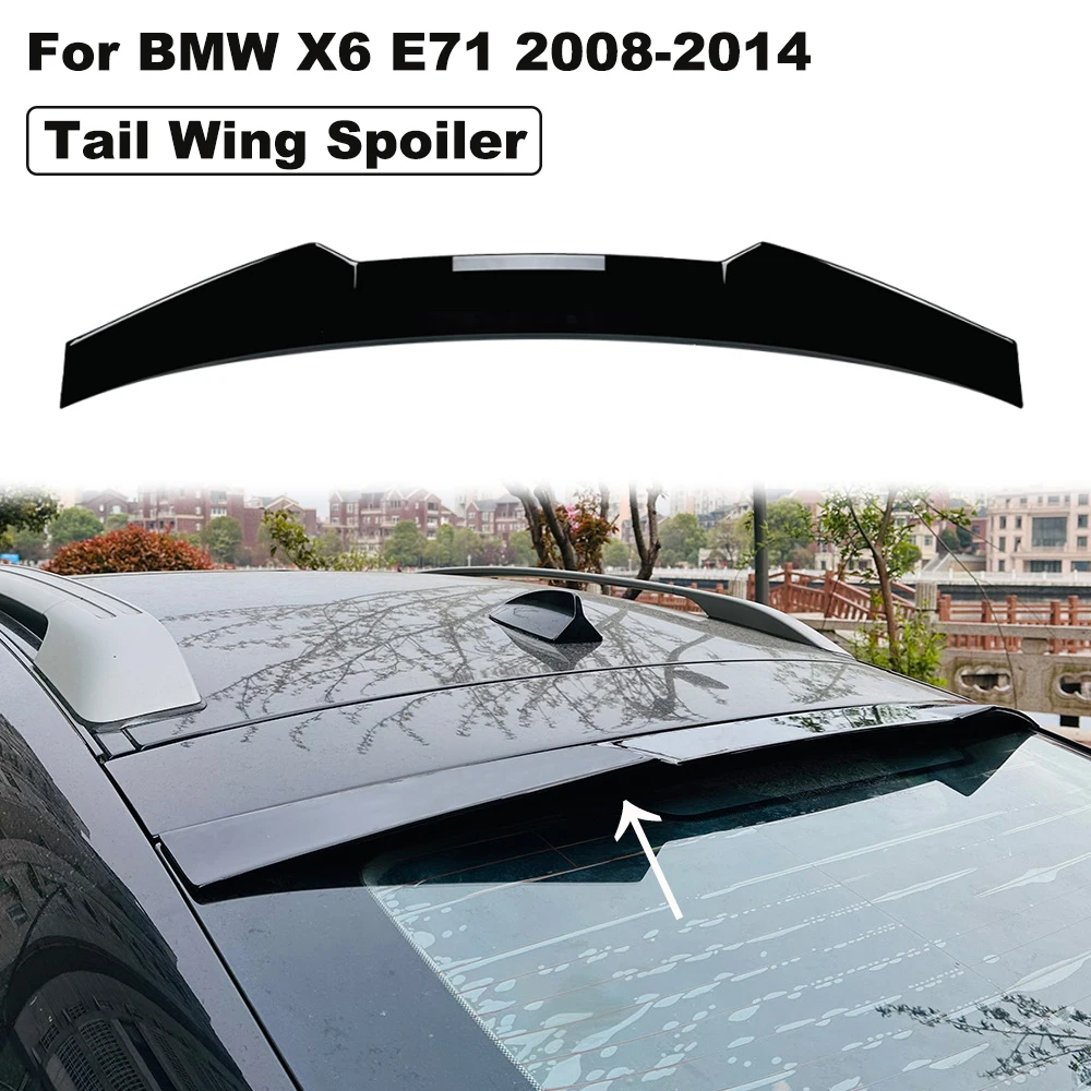 

For BMW X6 E71 2008-2014 Blade Sport Top Wing Spoiler Tail Wing Exterior Modification Body Kit Protect ﻿