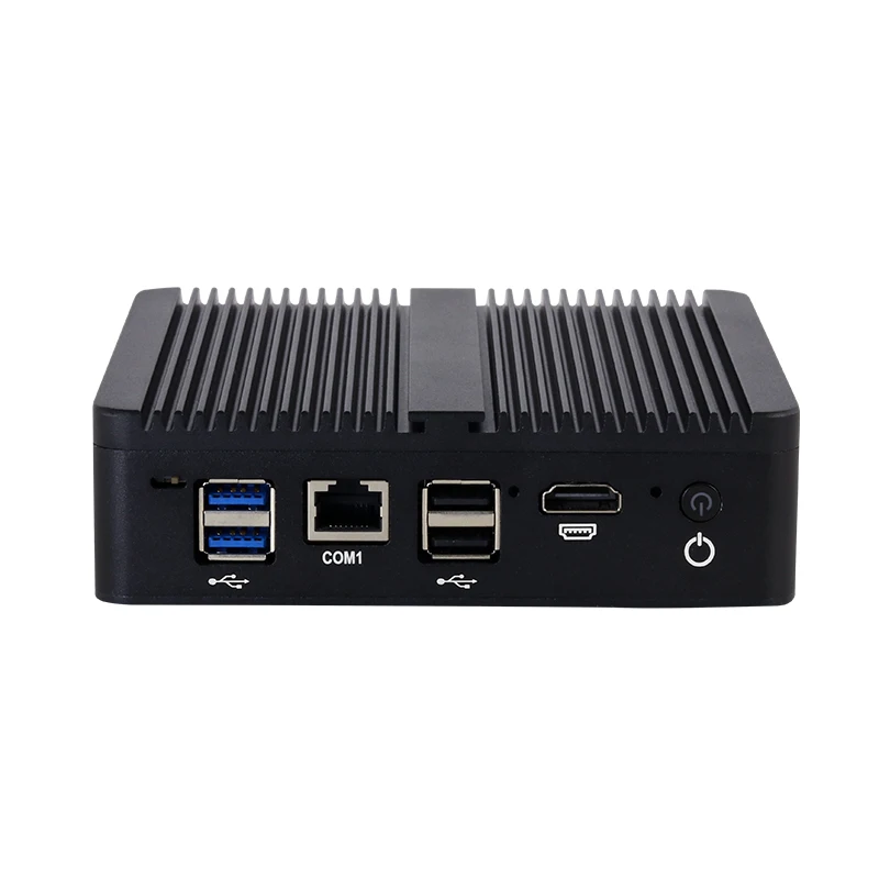 BEBEPC Mini PC Intel Celeron J6412 I226-V 2.5G 6 LAN DDR4 Fanless Pfsense Firewall Router SIM Slot Industrial Computador USB3.2