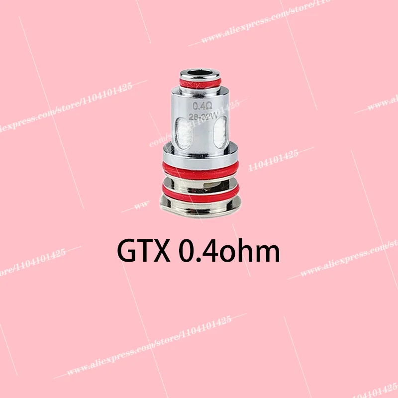

Сетка катушки GTX 0,4 Ом PM80, PM30, PM80 SE, GEN Air 40, GEN PT60/80 S, x Tank Pod (5 шт.)