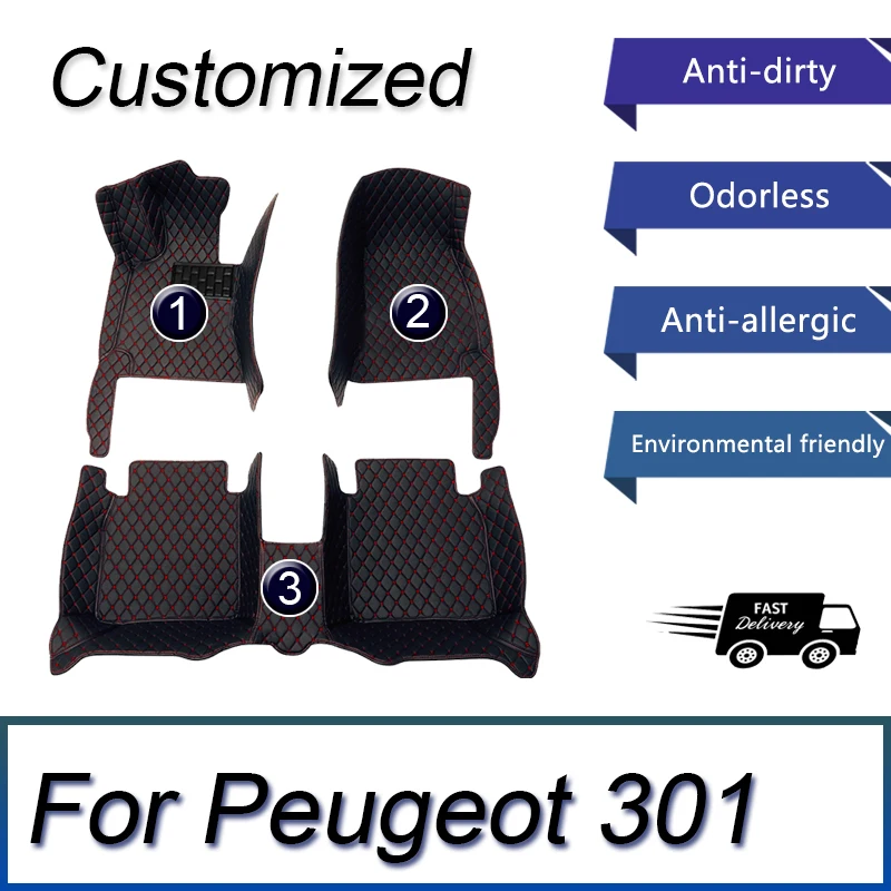 

Автомобильные коврики для Peugeot 301, 2014, 2015, 2016, 2017, 2018