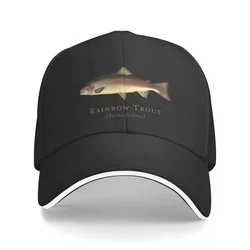 Rainbow Trout Vintage Illustration Baseball Cap birthday Hat Man For The Sun   Women's