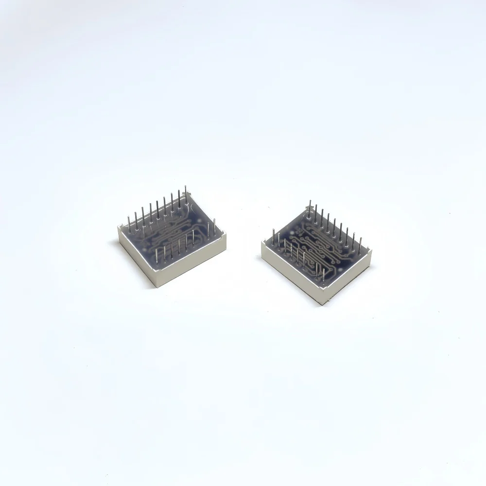 25x21x7.7MM Red 0.54 Inch LED Display 2 Bit Cathode Anode Digital Bar Chart for Household Appliances Straightener Display Screen