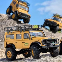 Fms Fcx24m 1:24 Camel Cup Simulation Defender 90/110 First Generation Range Rover Discovery Climbing Off Road Vehicle Gift