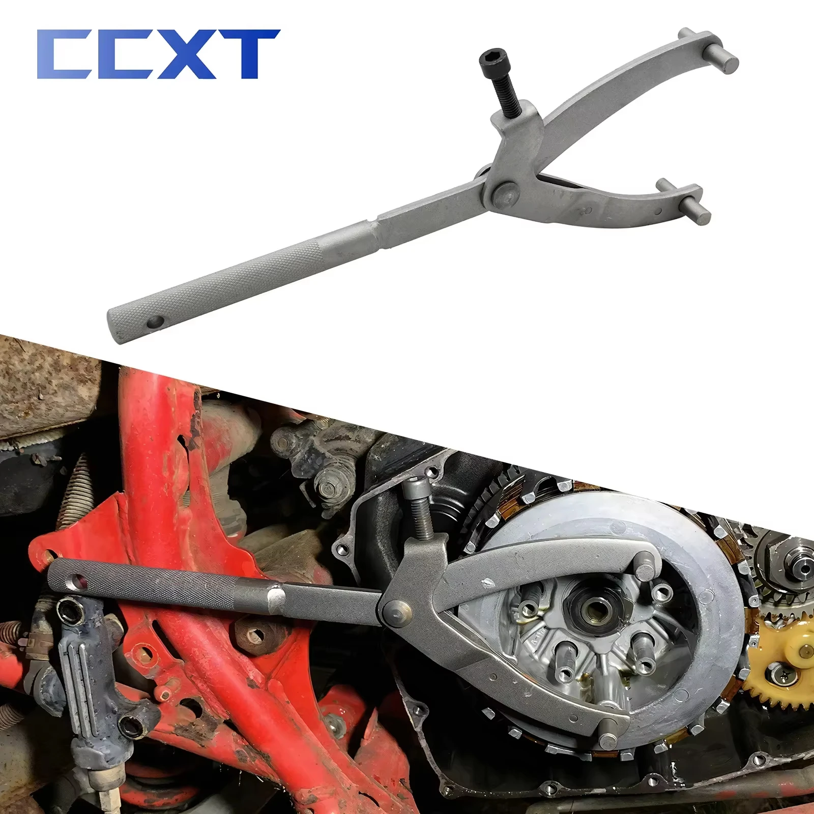 

Motorcycle Scooter ATV Universal Y-type Flywheel Variator Clutch Remove Holder Repair Tool Pulley Sprocket Holder Locking Tool