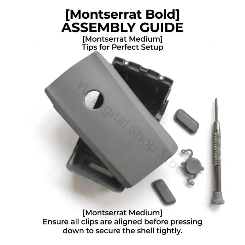 96BA Kunststoff-Ersatzbatteriegehäuse für Modelle der Air 2-Serie, geformtes Schalengehäuse-Set für die Reparatur beschädigter – Detail 7