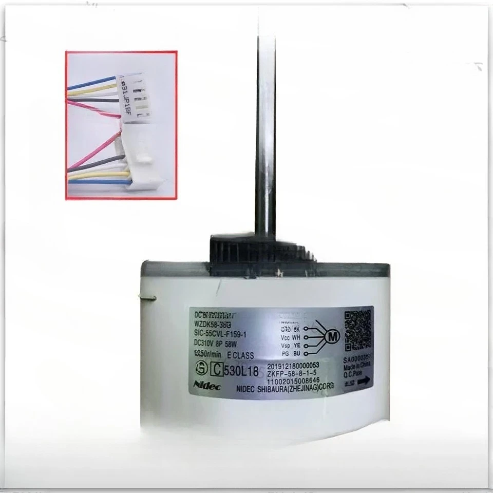 

New for air conditioner motor WZDK58-38G SIC-55CVL-F159-1 Fan motor good working