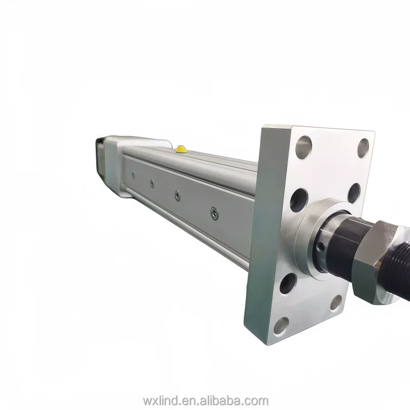 LIND LDE63 600mm Stroke Medium-load Aluminum Bearing Electric Cylinder Rolled Thread for Automotive Industry Aerospace Rail