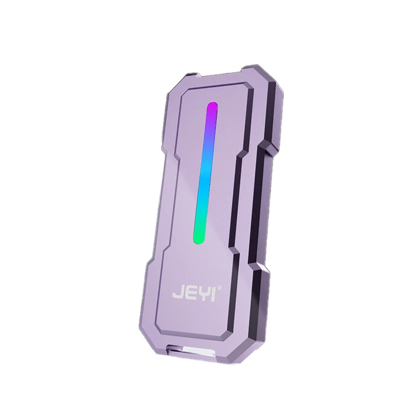 YY+For M.2 NVMe SSD Case USB 3.2 GEN2x2 20Gbps RGB External Mobile Hard Drive