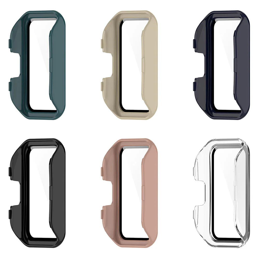 PC + szkło hartowane etui ochronne na Huawei Band 8 Full Screen Protector Shell Frame