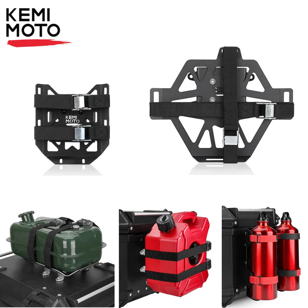 Motocykle walizki bagażowe wspornik uchwyt na butelkę zbiorniki na butelkę z olejkiem benzynowym kanister na paliwo płyta trzymająca do BMW R1200GS R1250GS