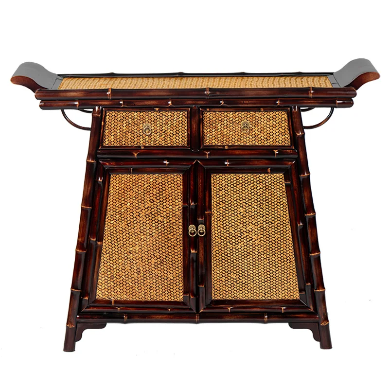 

Soshi Longzhu new Chinese-style entrance cabinet is opposite the door to the home, light luxury, high-end living room, and home