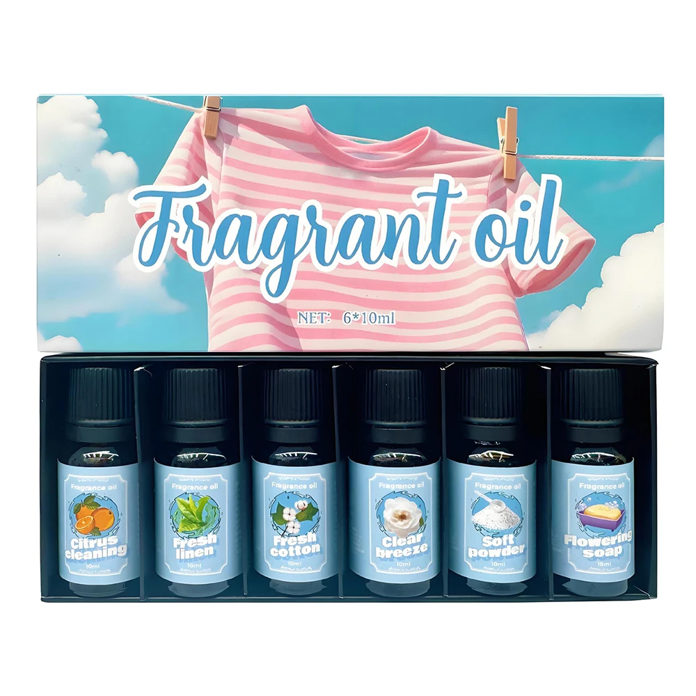 Home Fragrance Linen - مجموعة زيوت عطرية أساسية للغسيل لكرات