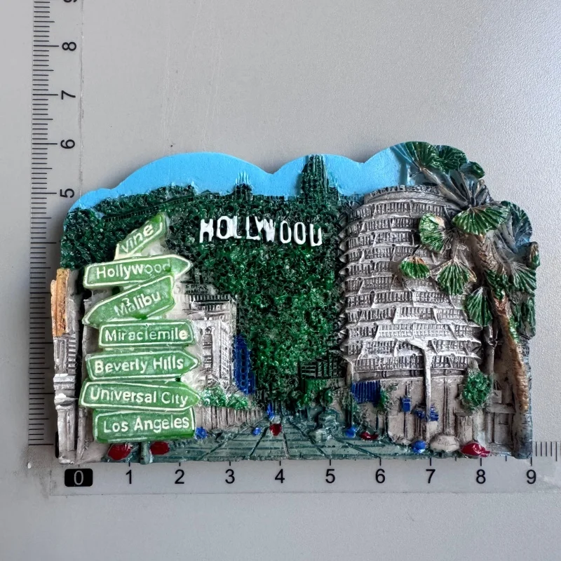 USA Las Vegas Los Angeles New York Touristen-Souvenirs Amerika Kühlschrankmagnete Kühlschrankaufkleber Wohndekoration – Detail 11