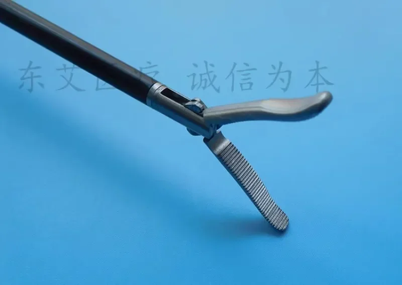 Laparoscopic instruments, mesentery grasping forceps, appendiceal grasping forceps,  biopsy, three leaf fan