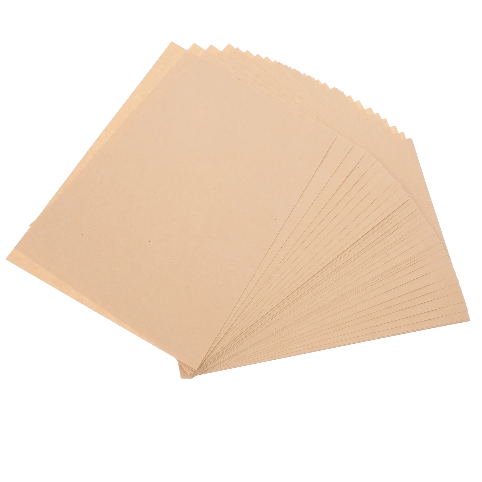

50 Sheets Vintage Kraft Letter Paper Elegant Writing Stationery Decorative Blank Lined Note Brown Handwriting Pack A5 Size Retro