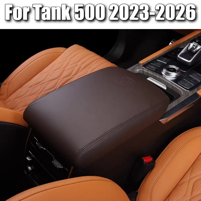 

For Tank 500 Center Console Armrest Cover Premium Synthetic Suede Protector for Car Interior Modification Accessories 2023-2026