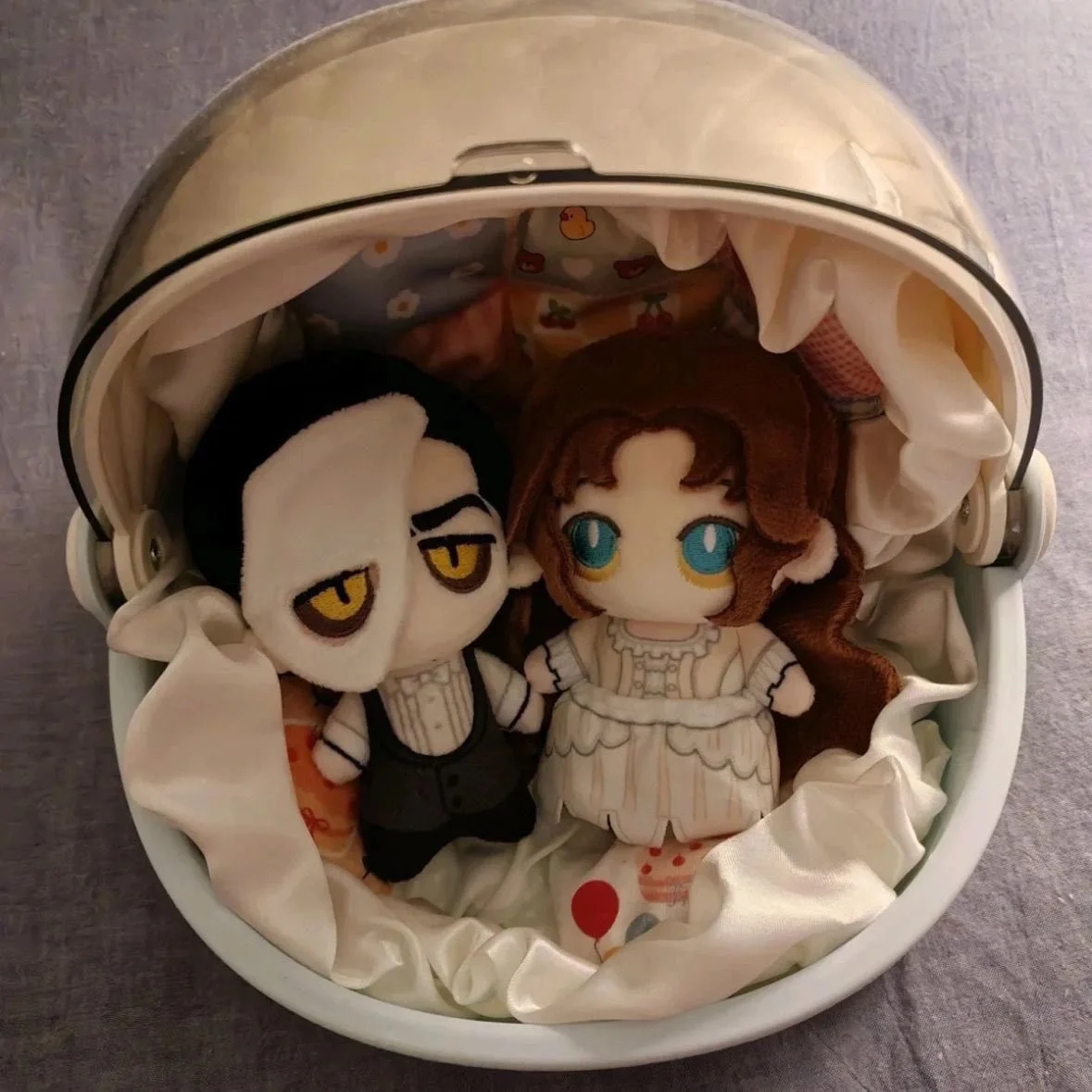 10cm Anime Pluszak Duszek z Opery Raoul Vicomte de Chagny Przebrany w Stylu Cosplay Bawełniana Pluszowa Lalka Zabawka Zawieszka Brelok