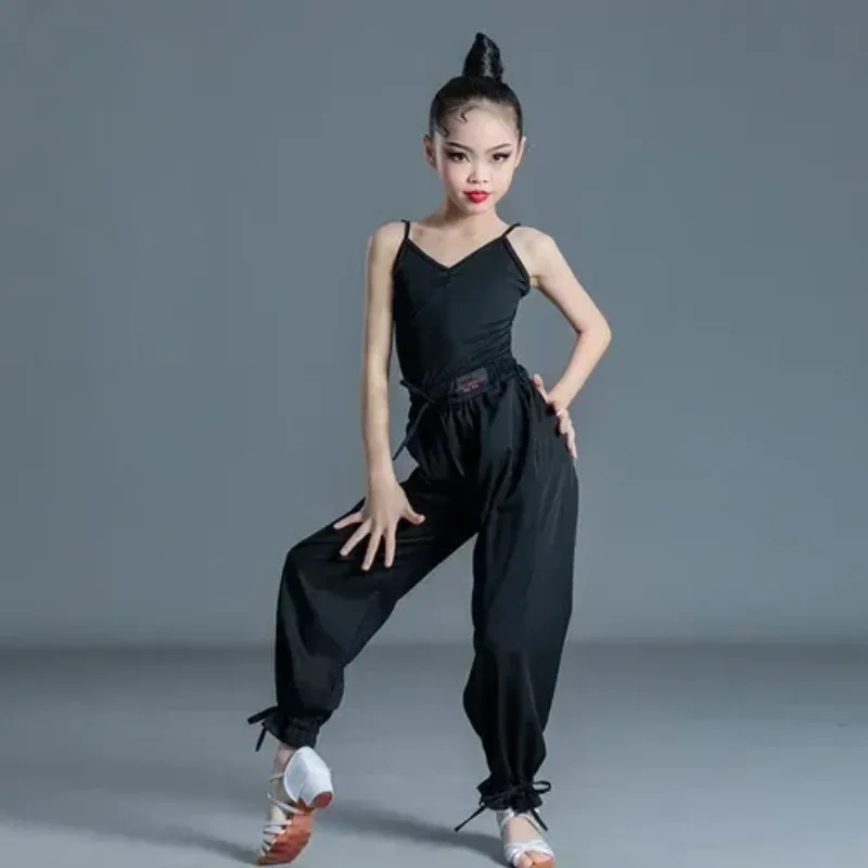 ชุดเต้นลาตินสำหรับเด็กผู้หญิง ชุดเต้นบอลรูม รุมบ้า แซมบ้า ชั้นชายกระโปรงเต้นแซมบ้า ชาชา แทงโก้ ชุดเต้นลาตินมาตรฐาน ชุดเต้นซัลซ่า ชุดเต้นลาตินแบบกางเกง