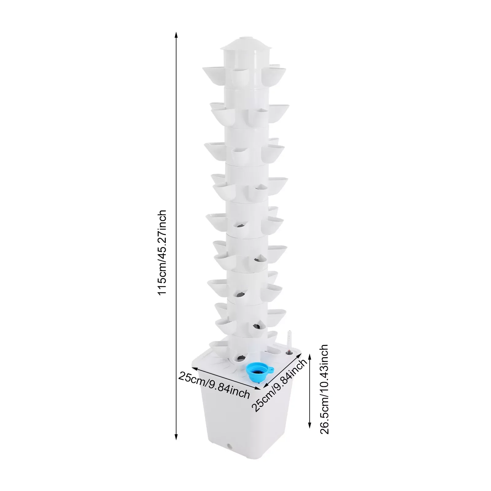 45-Pod Hydroponic Tower Growing Mechanism Hydroponic Growing Kit Garden Home