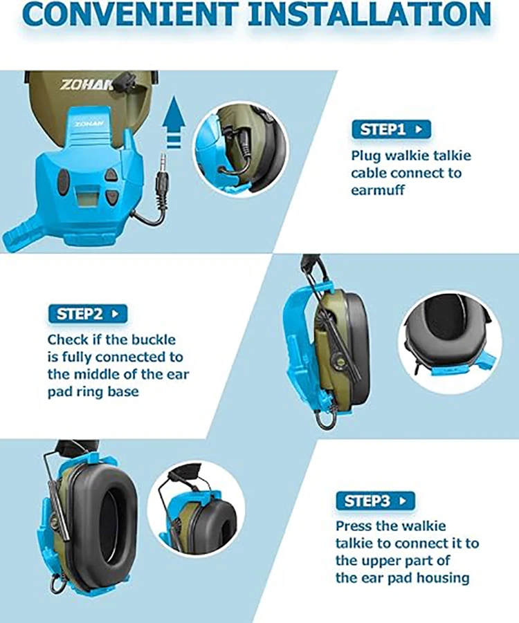 Imagem -06 - Adaptador Zohan-walkie Talkie para Filmagem Eletrônica com Microfone Integrado Alcance de Milhas 22 Canais ao ar Livre