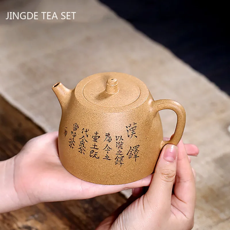 

Yixing Zisha Tea Pot Famous Handmade Tea Maker Raw Ore Section Mud Teapot Boutique Purple Clay Tea Sets Household Beauty Kettle