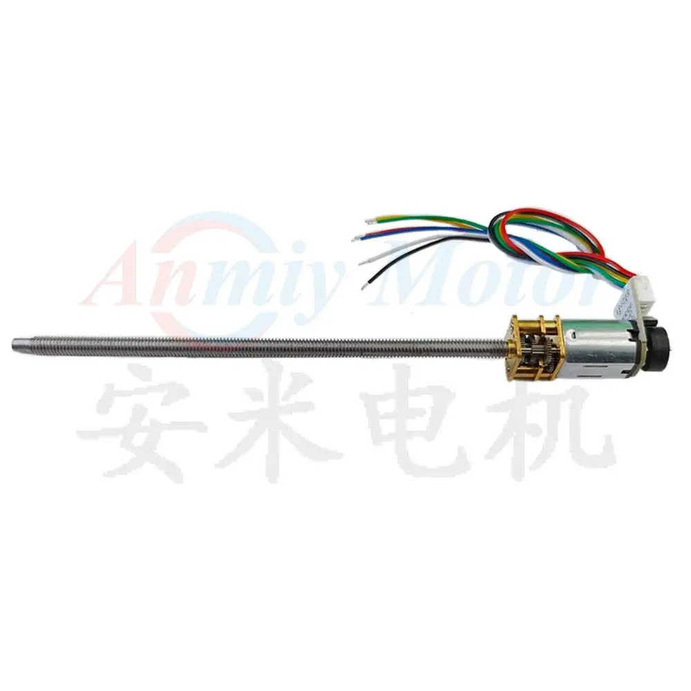 GA12 N20 M4 * 100mm DC 12V Gear Motor with Encoder 9V 5V 3V Thread Shaft Mini Micro Metal Gearwheel 30 3000 RPM 7PPR Hall Sensor