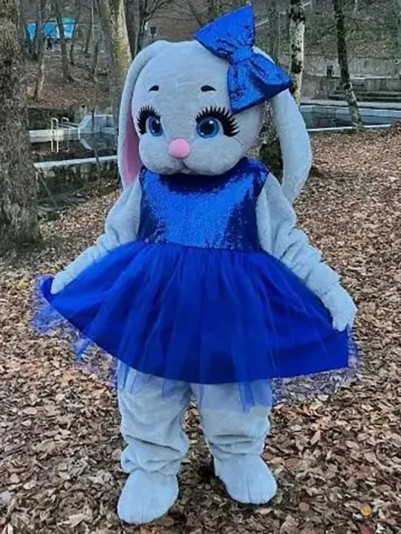 Cosplay teddy bear bunny mascot costume pasqua carnevale pubblicità party event performance puntelli suit