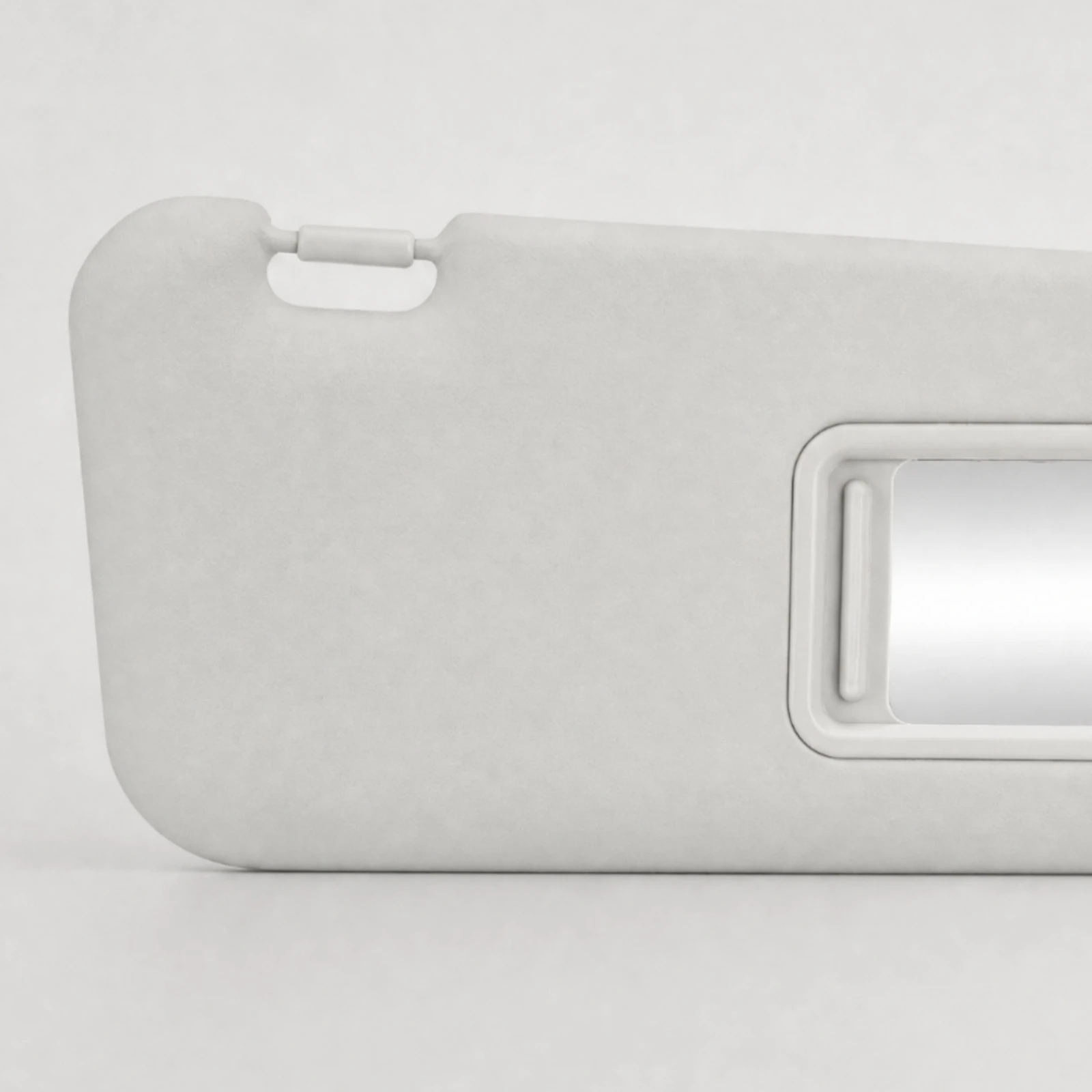 Vehicle Three Sun Visor Grey Sun Visor with Built-in Makeup Mirror Car Interior Part Firm High Temperature Resistant