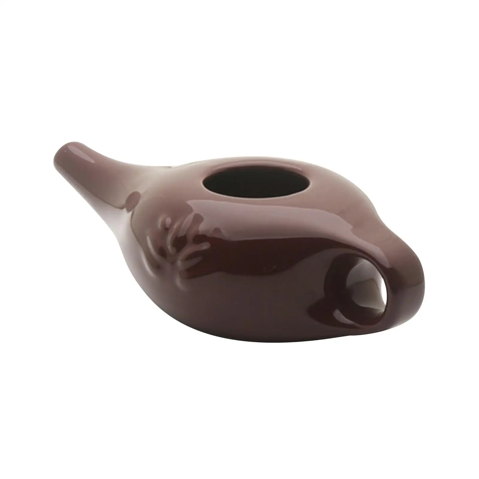 Ceramic Neti Pot Sinus Rinse Pot for Nose Washing Removes Dust Nasal Rinsing