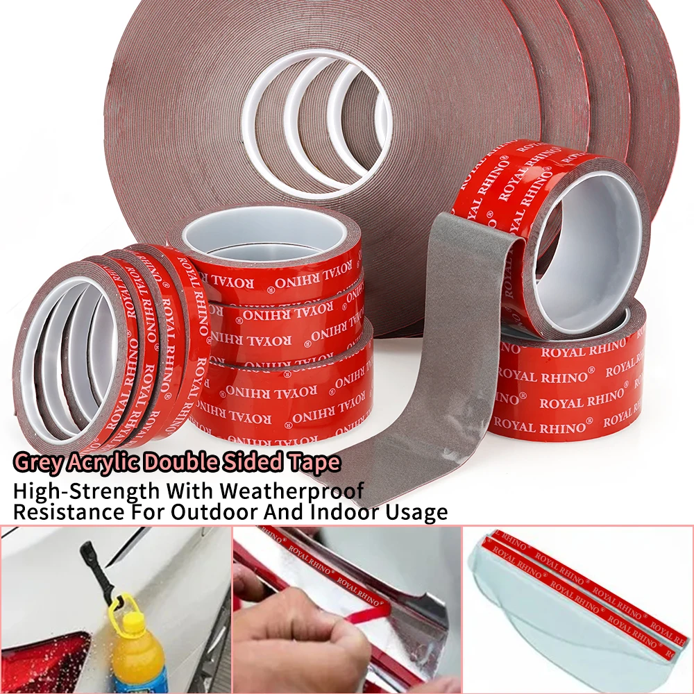

Double Sided Tape Waterproof Acrylic Foam Double-sided Adhesive Tape Heavy Duty Extra Strong Mounting Tape Traceless Sticker Car