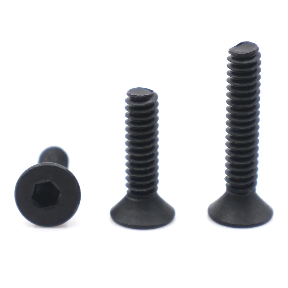 Grade 10.9 Imperial US Standard Flat Countersunk Hex Socket Allen Machine Screws #4-#10 1/4-3/8