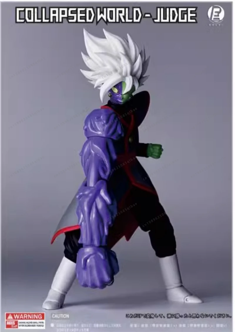 متوفر SHF RE التناسخ يوم القيامة الحكم الانصهار Zamasu الراتنج الشعر المتدفقة إكسسوارات الشعر حقيبة لعبة مجسمة جمع هدية