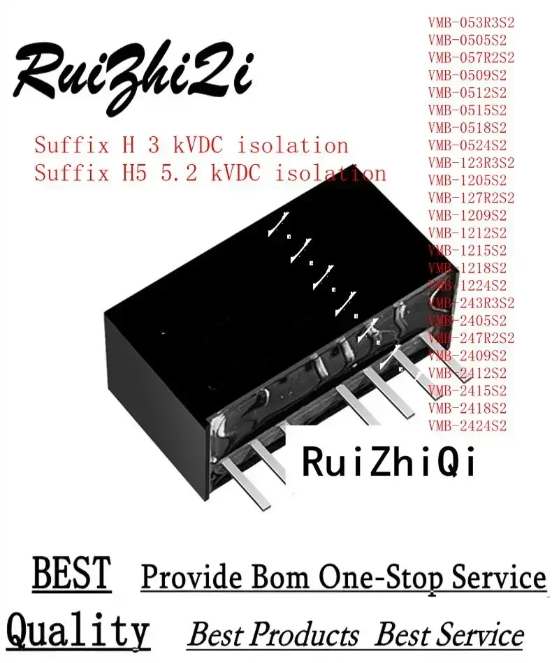 

10PCS/LOT VMB-053R3S2 VMB-0505S2 VMB-057R2S2 VMB-0509S2 VMB-0512S2 VMB-0515S2 VMB-0518S2 VMB-0524S2 VMB-123R3S2 VMB-1205S2 DC/DC