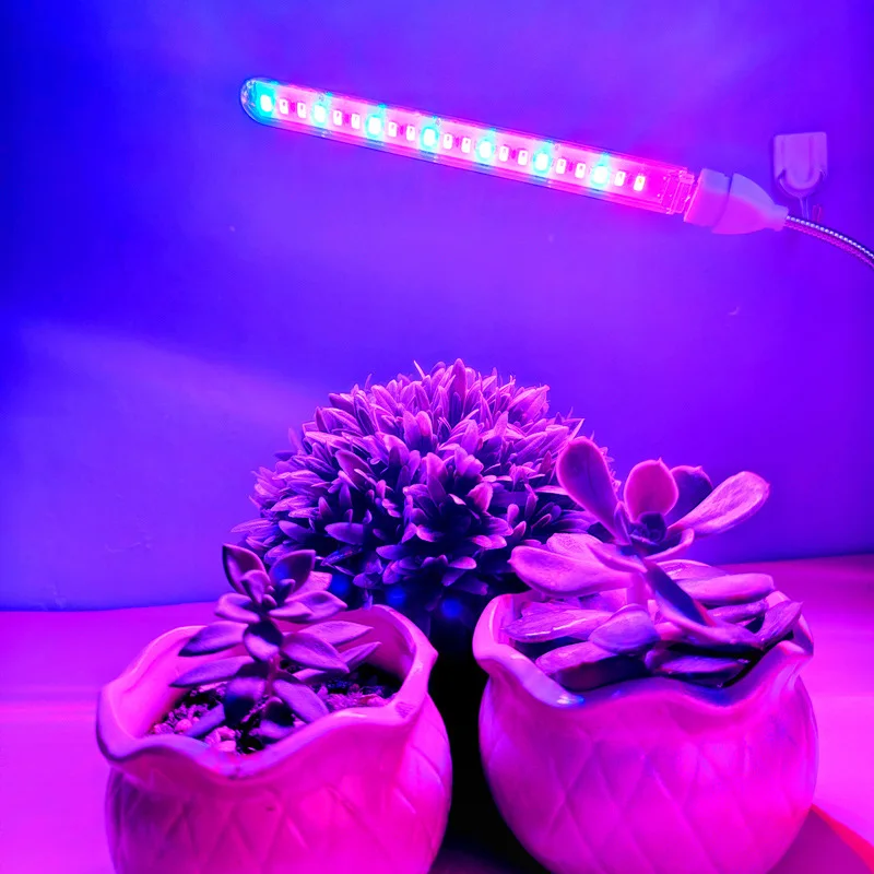 USB 5V LED Plant Grow Light Full Spectrum Lamp Blue Red Indoor Greenhouse for Plants Flowers Vegetable Hydroponic Bar Light