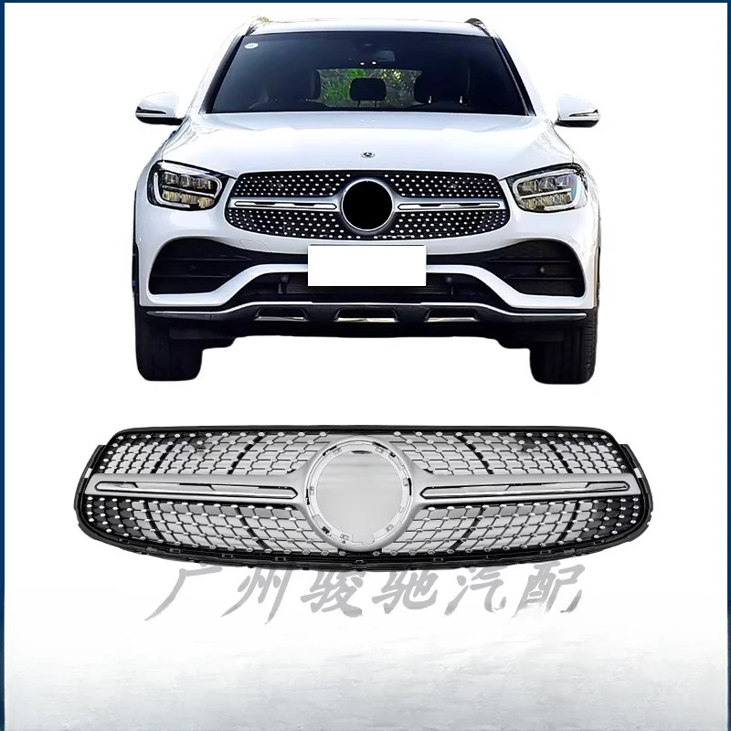 

Подходит для передней планки Mercedes-Benz GLC, китайская сетка GLC260, циганская звезда, китайская сетка, передняя часть GLC300, передняя решетка W253