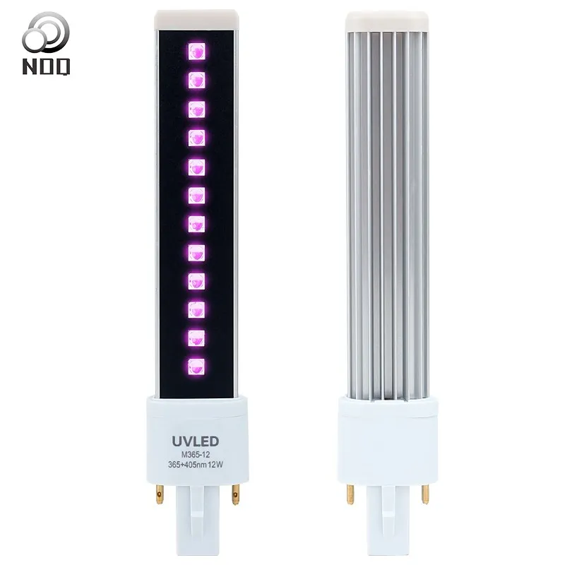 1 قطعة 12 واط UV LED استبدال مسمار أنبوب مصباح مجفف الأظافر أنبوب ضوء مصباح علاج 12LED أنبوب UV البولندية هلام مسمار الفن اكسسوارات