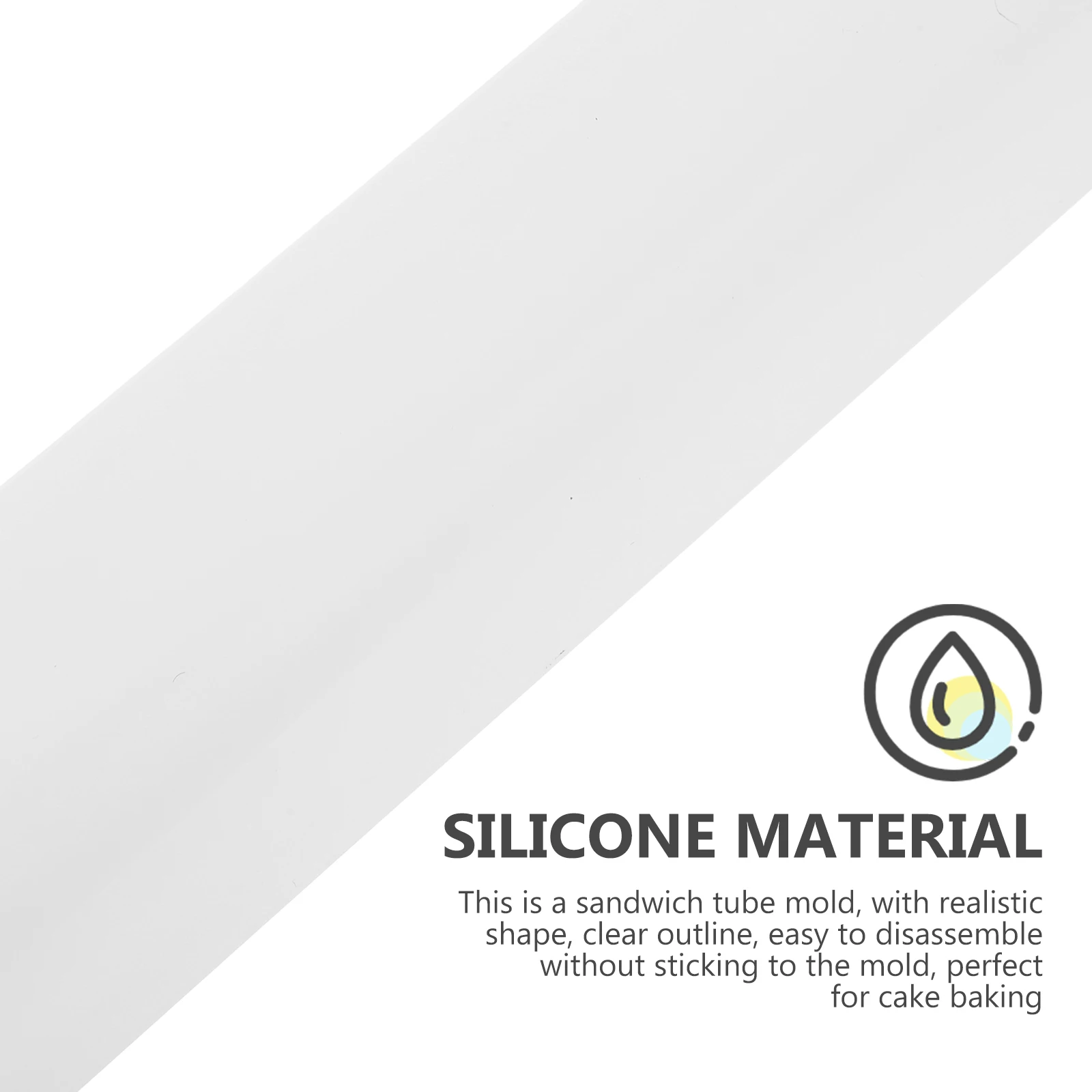 

Форма для сэндвич-трубки, силиконовая антипригарная, легкосъемная для выпечки тортов, украшение «сделай сам», мыло ручной работы, креативный инструмент для выпечки