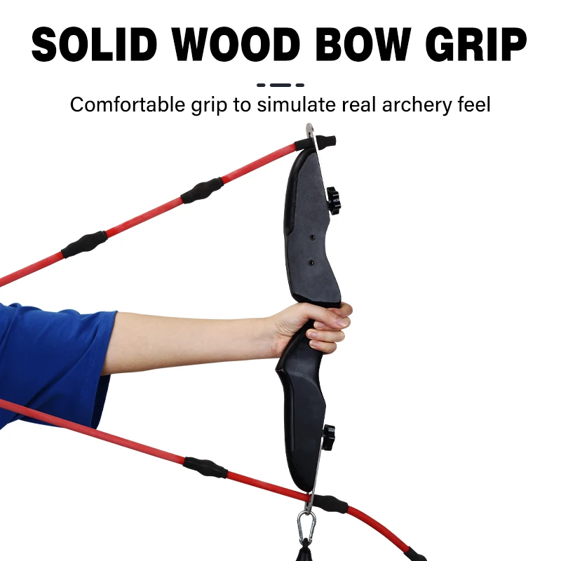 Archery Trainer Band Training Shooting Hunting Riser Limbs Bow and Arrow Exerciser Stretch Tool Beginner Recurve Bow Trainer