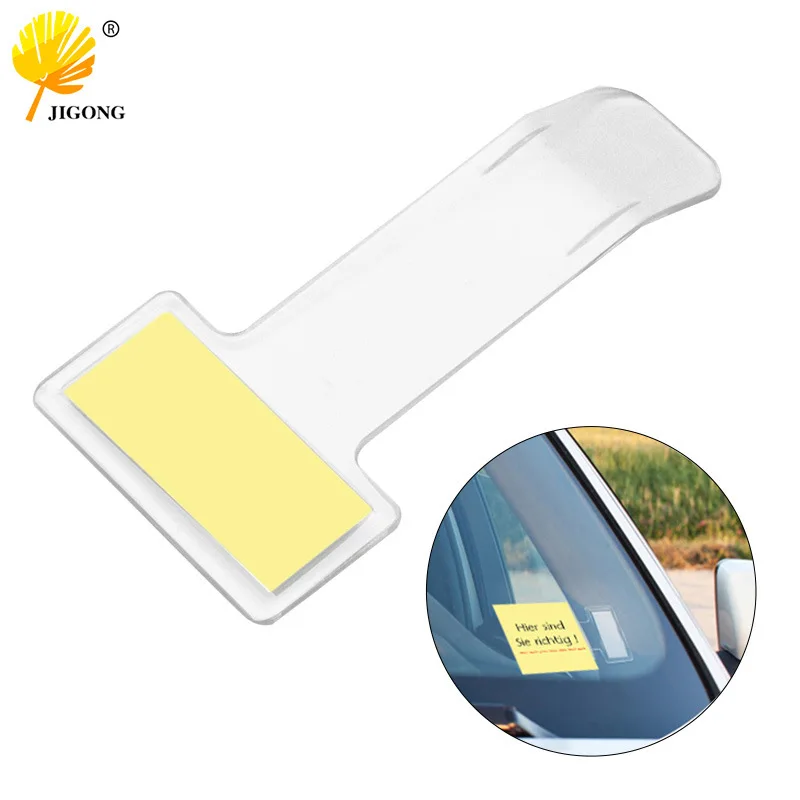 Plastic ticket holder, invoice receipt clip, certificate holder, parking ticket holder, temporary parking business card, plastic