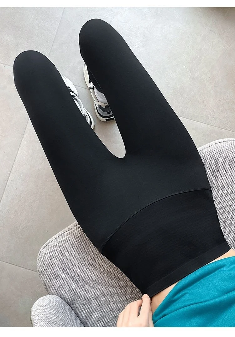 Yoga Pants For Short Woman Women American Bootleg Dressing Sporty Clothes Straight Small Colors Quick Luster Plush Pantyhose Ins