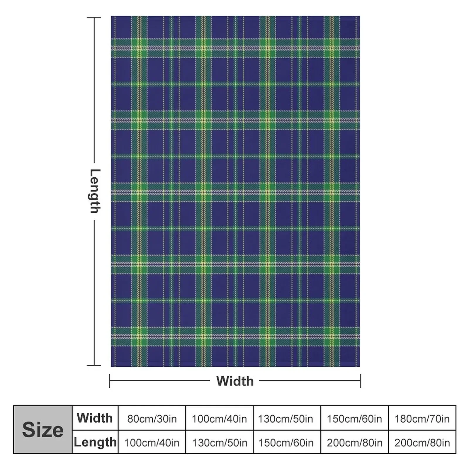 Lewis Family Welsh Dragon Tartan Throw Blanket Shaggy Thermals For Travel Blankets