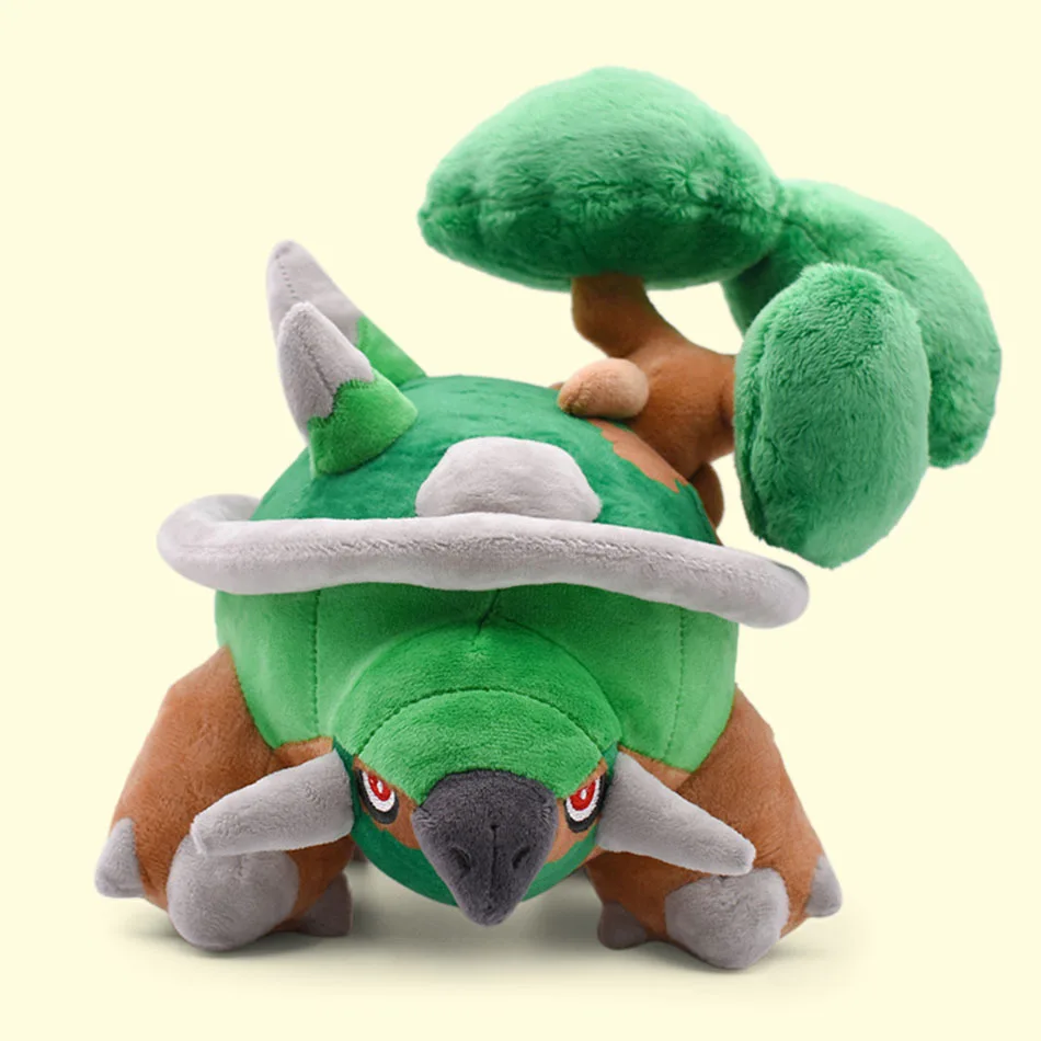 Pokémon Cartoon Torterra Plush Brinquedos, boneca macia, bichos de pelúcia, Dodaitose, Tartaruga, Presente