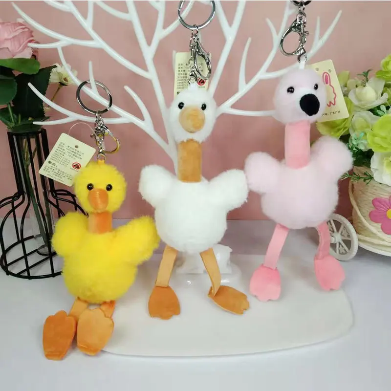 new lovely  Creative fragrance  cloud  Flamingo lifelike pendant  Exquisite keychain fashione soft pretty decorate couple gift