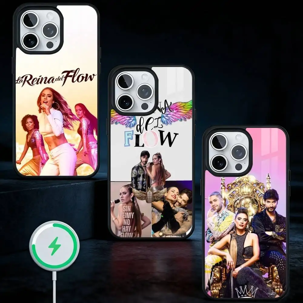 

The Queen Of Flow TV Phone Case For iPhone17,16,15,14,13 Plus,Pro Max Magnetic For Magsafe Wireless Charging